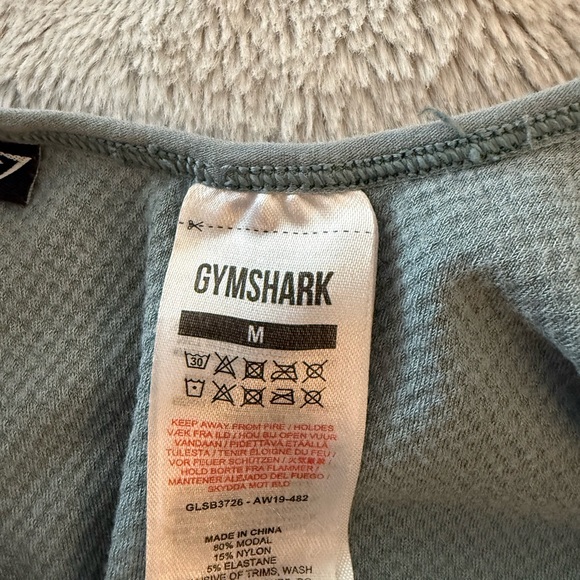 Gymshark Sports Bra in Size Medium - Light Blue - Picture 2 of 3